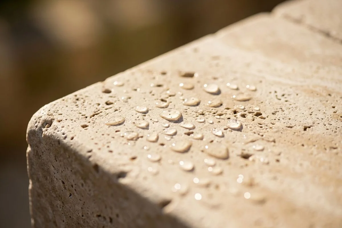 Travertine texture detail