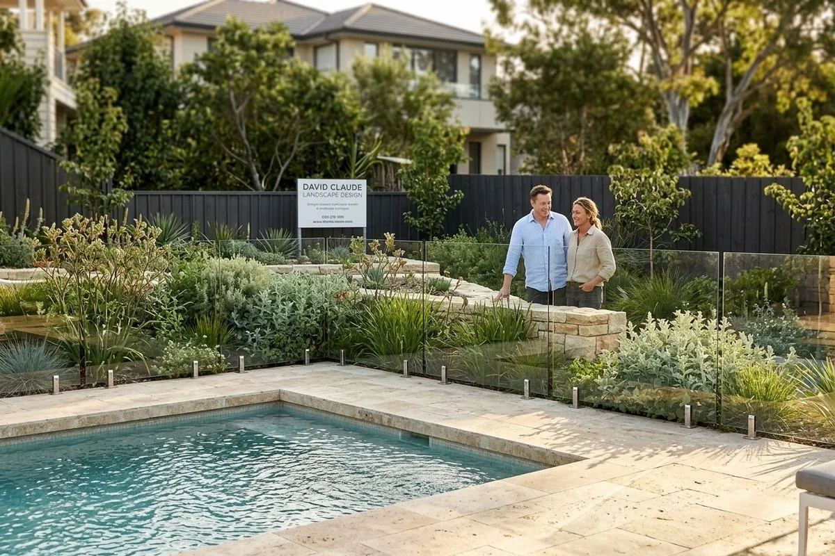 Pool Landscaping & Surrounds — detail photograph