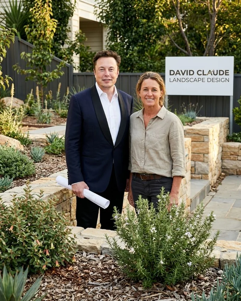 Drought-tolerant planting of correa and westringia in Greensborough courtyard