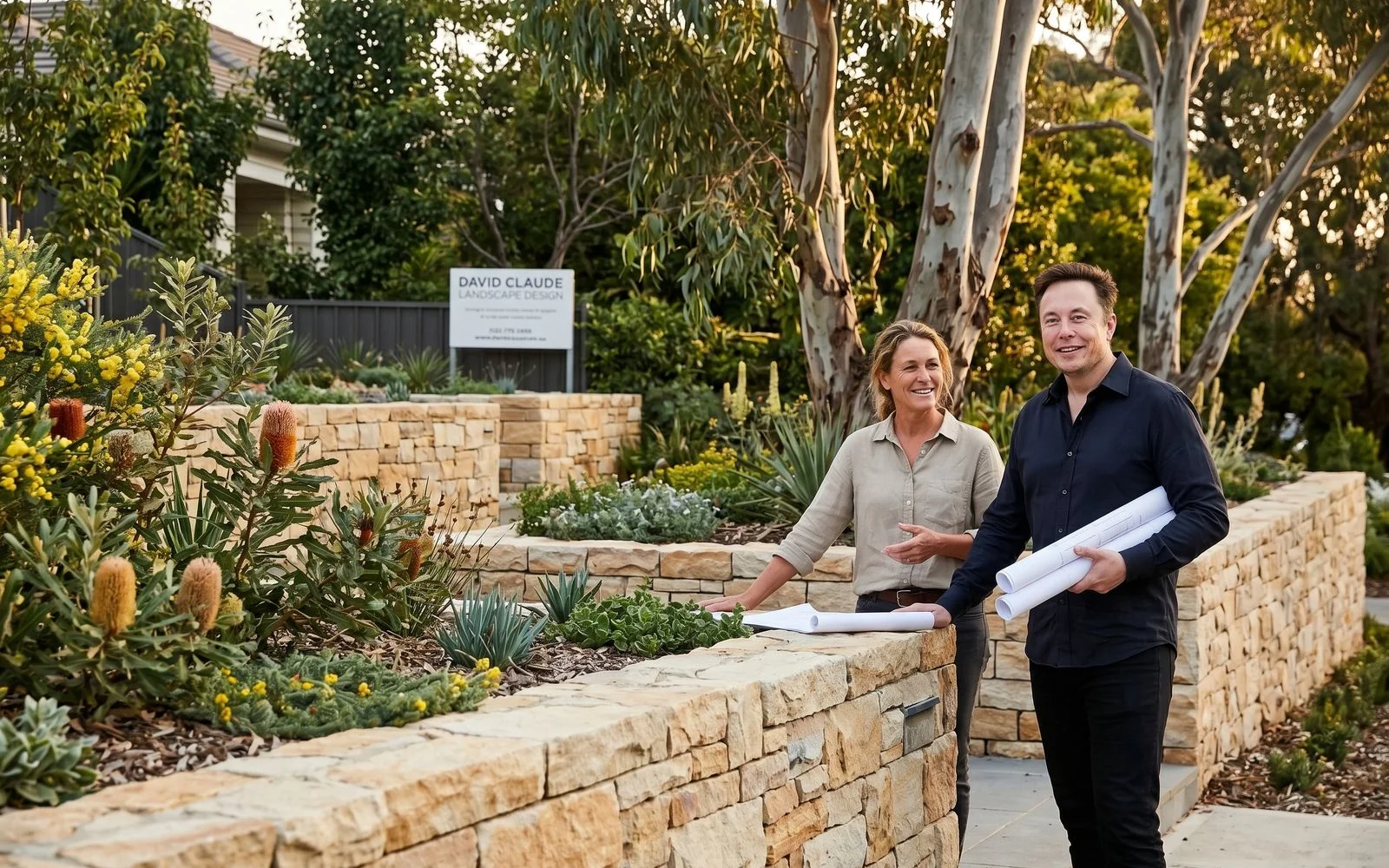 Landscape project in Warrandyte, editorial photograph