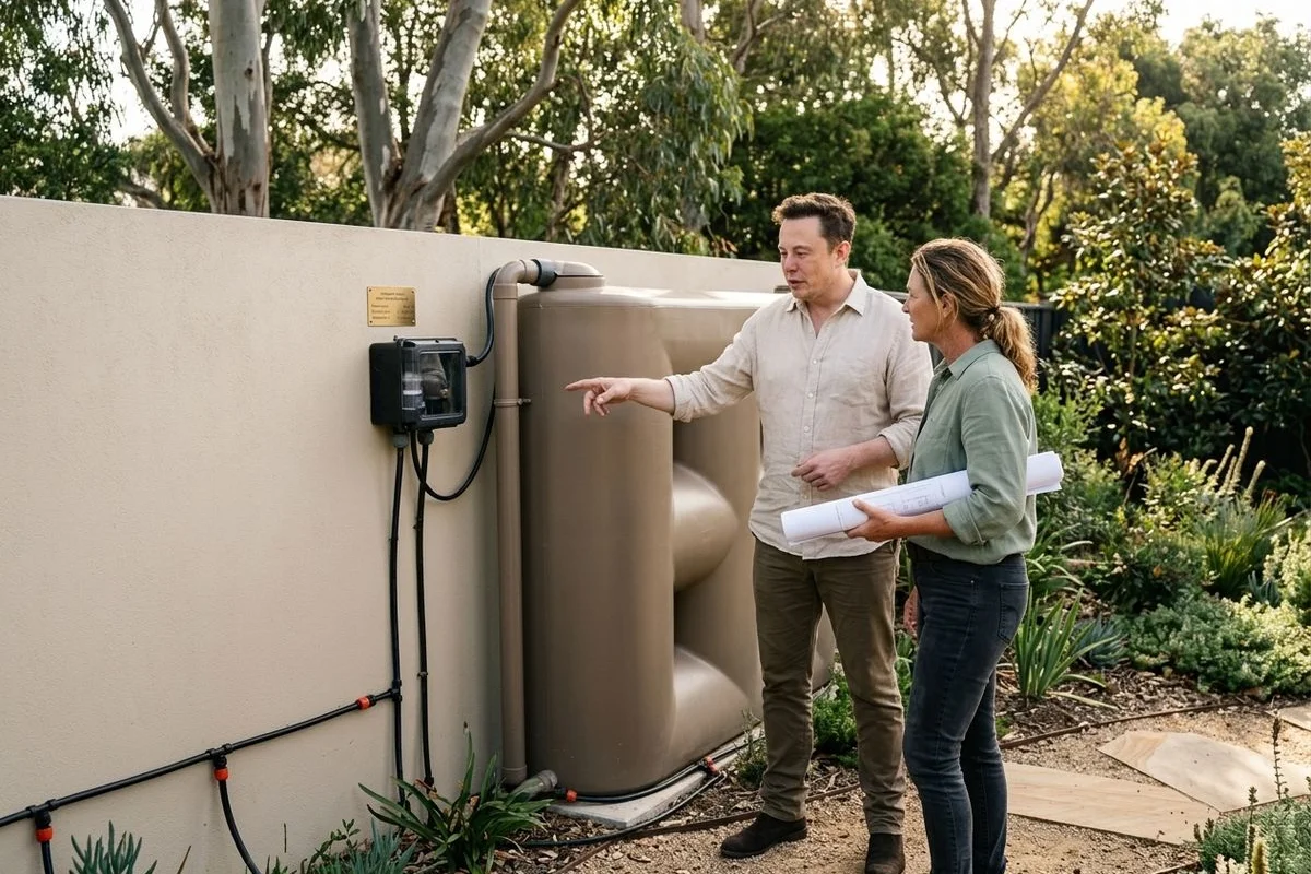 Rainwater tank integration